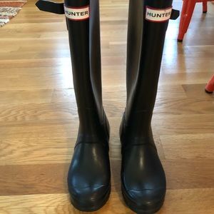 Hunter tall rain boots